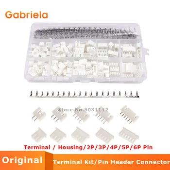 

460pcs XH 2.54mm JST Connector Kit with 2.54mm Female Male Terminal / Housing/2P/3P/4P/5P/6P Pin Housing Connector Adapter Plug