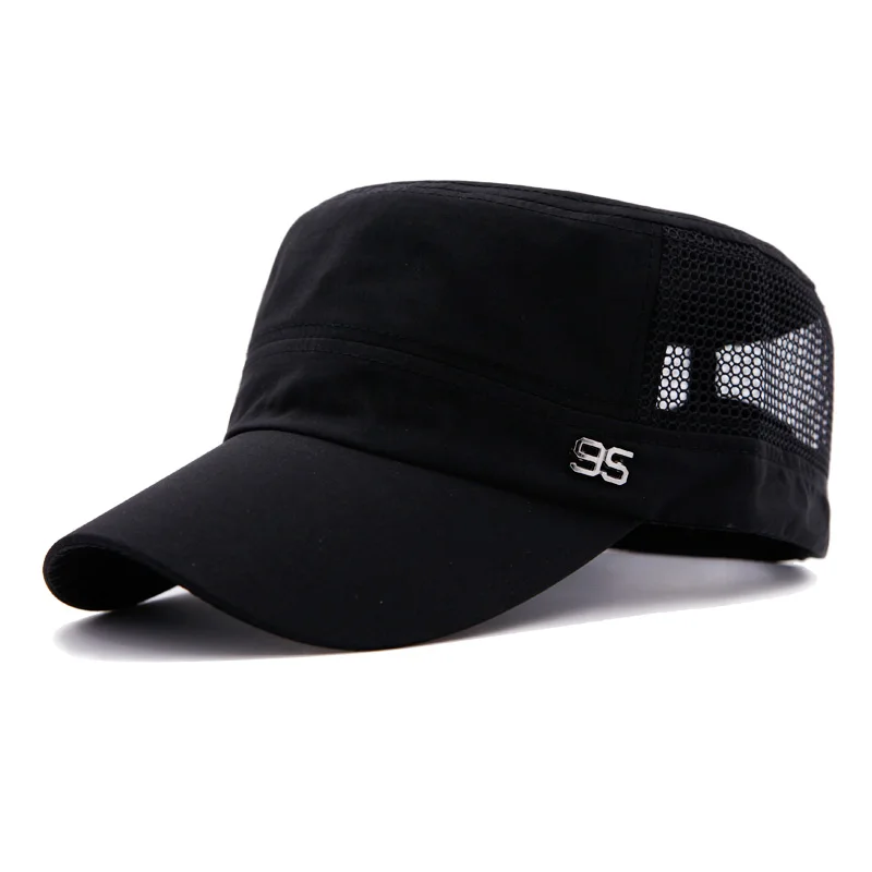 2017 أنيق سبائك الزنك 95 شعار للجنسين سقف مسطح قبعة للرجال كاديت باترول بوش شبكة قبعات البيسبول تسلق اكسسوارات 2017 أنيق سبائك الزنك 95 شعار للجنسين سقف مسطح قبعة للرجال كاديت باترول بوش شبكة قبعات البيسبول تسلق اكسسوارات