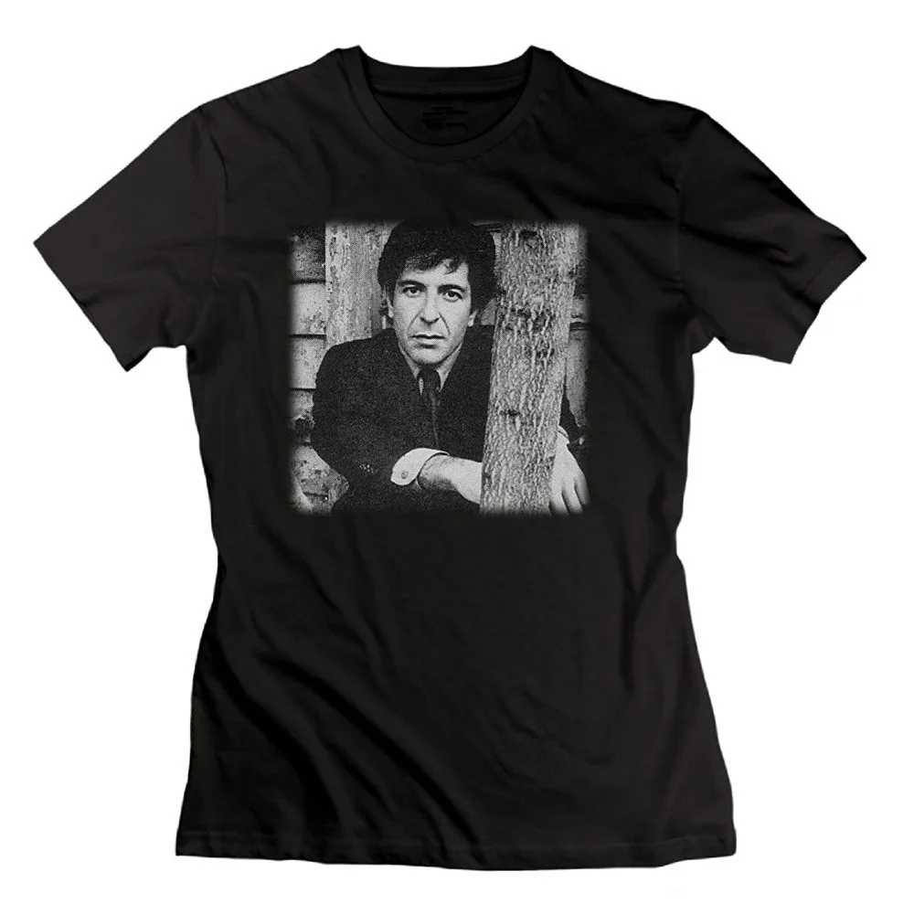 Фитнес 2020 новый стиль женские Leonard Cohen песни канадская певица футболки футболка