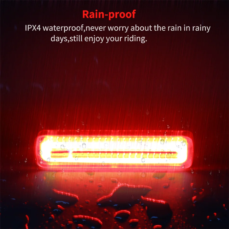 Perfect FTW Bike Tail Light 8 mode USB rechargeable 360rotation Bicycle Rear Back Light LED Waterproof Night safety Cycling Warning Lamp 3