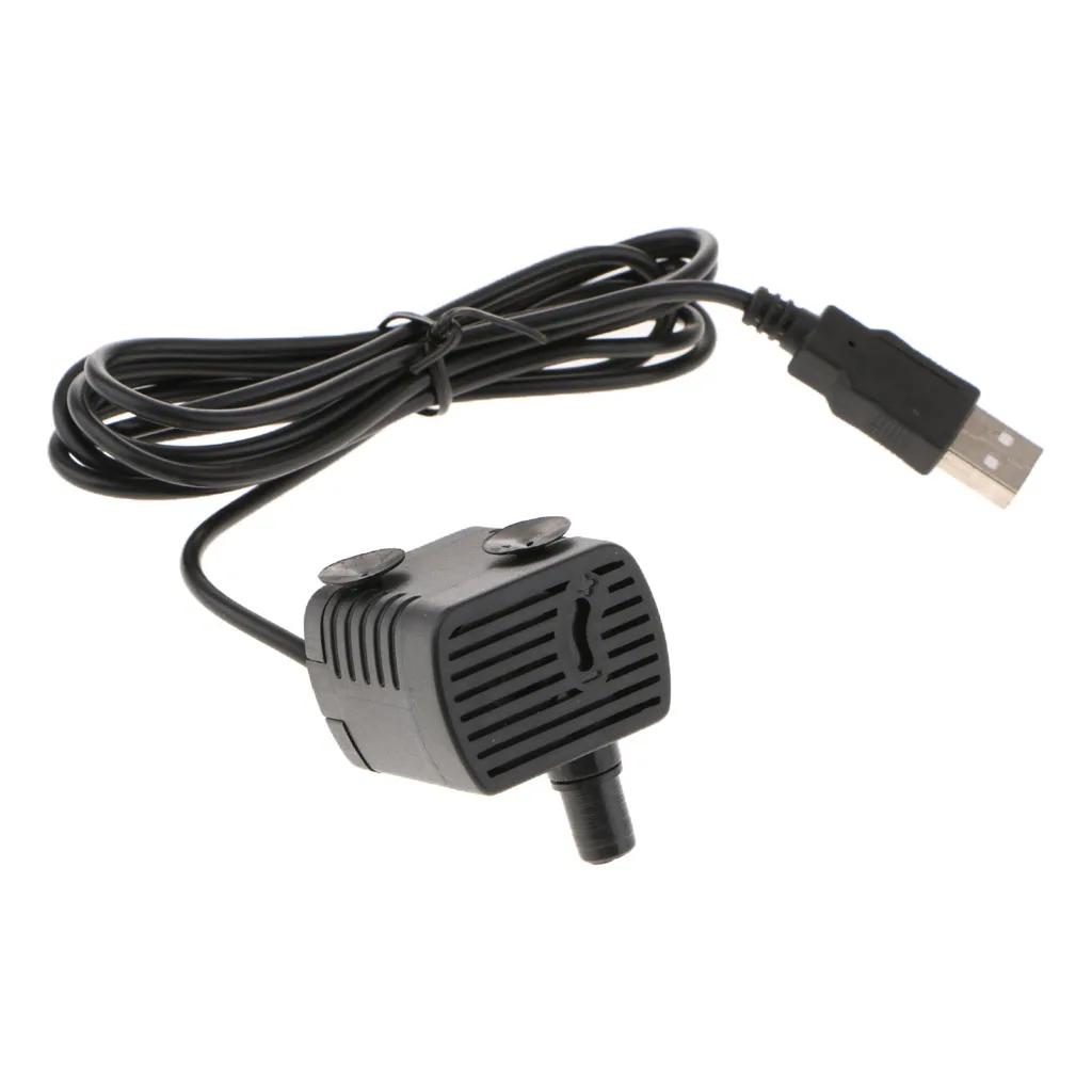 USB DC 5V Submersible Mini Water Pump Motor Fountain Aquarium Pump with Suction Cups