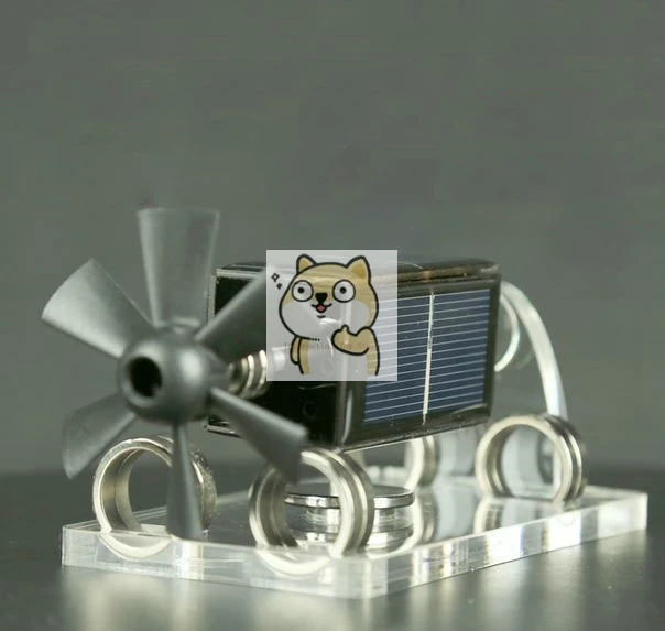 

Creative Four-side Solar Magnetic Levitation Horizontal Levitating Stand Engine Educational Model Gift Motor