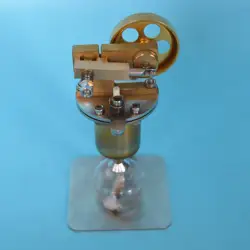 Модель с паровым двигателем мини Медь кипятильный Малый паровоз алкоголь лампа нагрева обучение образование инструмент игрушки