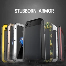 Для iPhone 4 металлический сплав силикона цинка Защитная вода/грязь/ударопрочный Роскошный чехол для телефона Doom Armor life