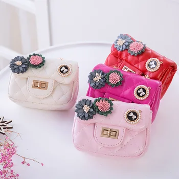 

Kids Mini Purses and Handbags Cute Girls Princess Messenger Chain Bag Baby Flower Shoulder Bags Children Small Wallet Handbag
