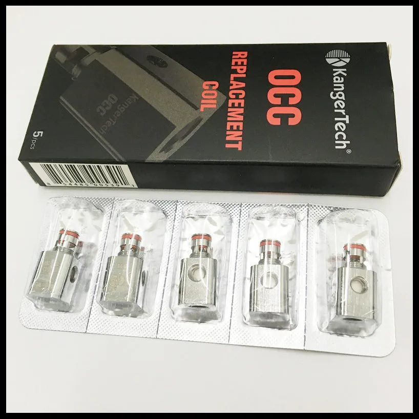 100% оригинал Kanger Subtank OCC Вертикальная катушка японский хлопок 0 5/1 2/ом органический