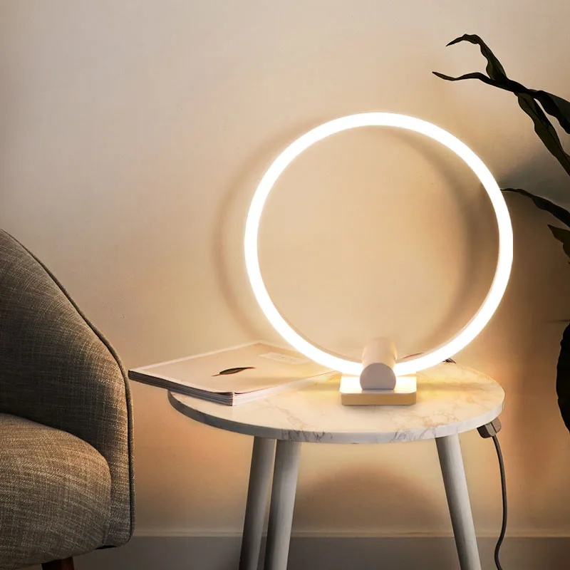 Table Lamp Modern Led Desk Light Reading Bedroom Decorative Lights