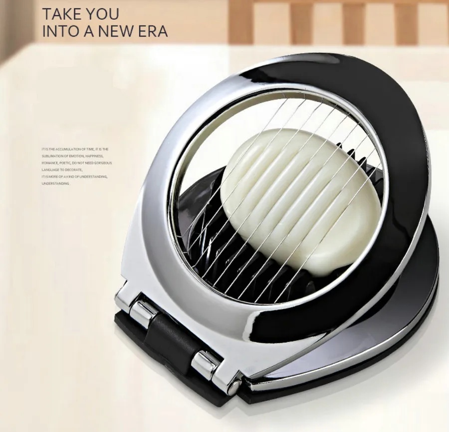 High quality stainless steel egg cutter egg cutting tool household hand