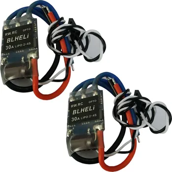

2pcs LIPO 2-4S RW.RC BLHeli Program OPTO Mini 30A ESC for Multirotor 250 FPV
