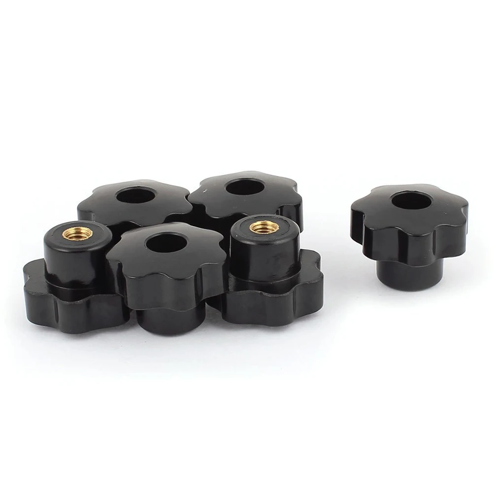 

Machinery Latche Knurled Clamping Nuts Knob Grip M8 Female Thread 6pcs