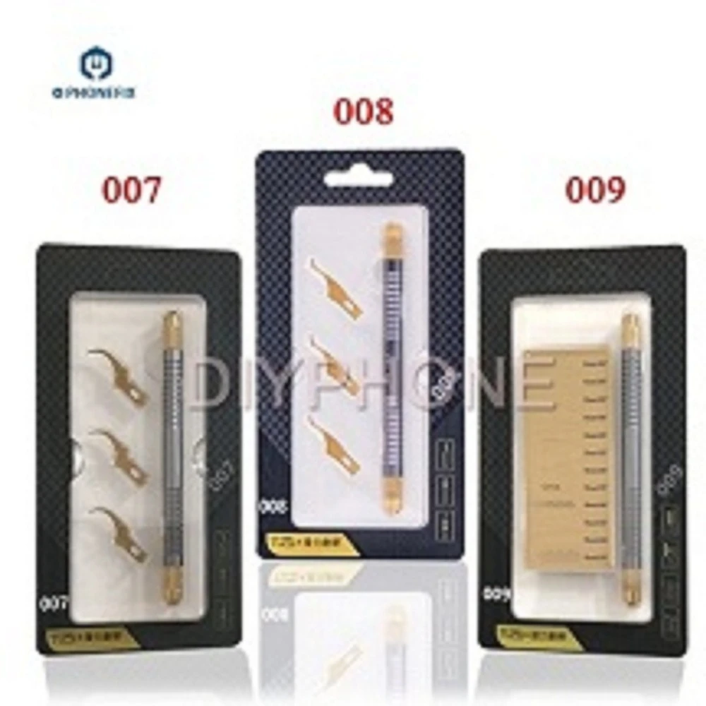 

IC Chip Remove Tool Glue Scraper Blade Set NAND CPU BGA Glue Cleaning Knife for Mobile Phone Motherboard Repair Tool