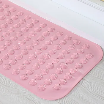 

2019 Fashion Hotel Bathroom Anti-skid Pad Tasteless PVC Bath Massage Anti-skid Foot Bathtub Mat Toilet Suction Kitchen Floor Pad