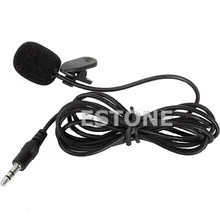 Computer font b Accessories b font 3 5mm Hands Free Clip On Mini Lapel Mic Microphone