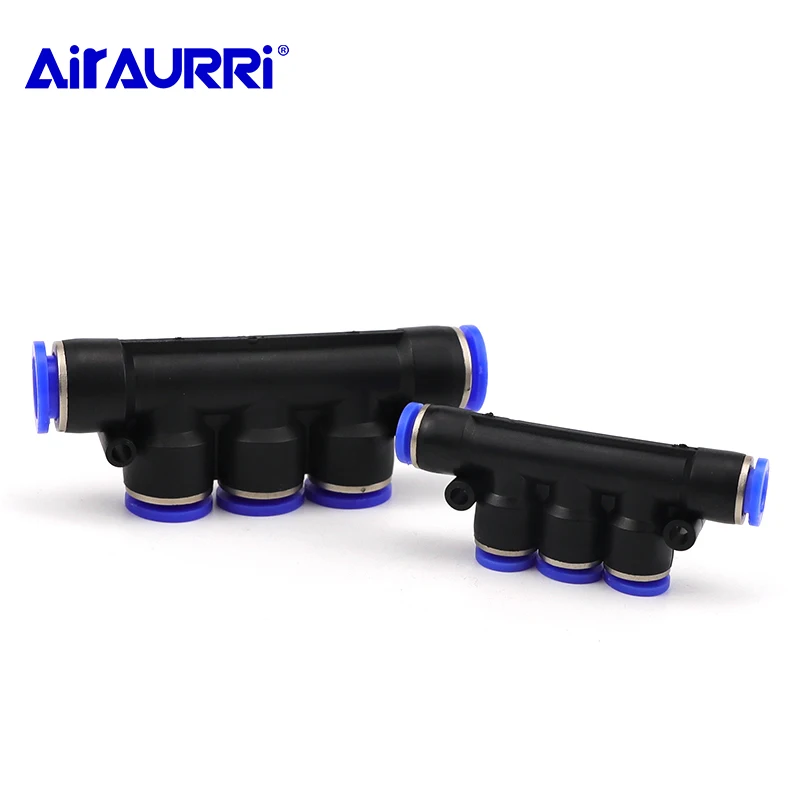 

Air Pneumatic Fitting PK Hose Tube Push In 5 Port Gas Quick Fittings Connector Coupler One Touch 8mm 10mm 6mm 4mm 12mm OD