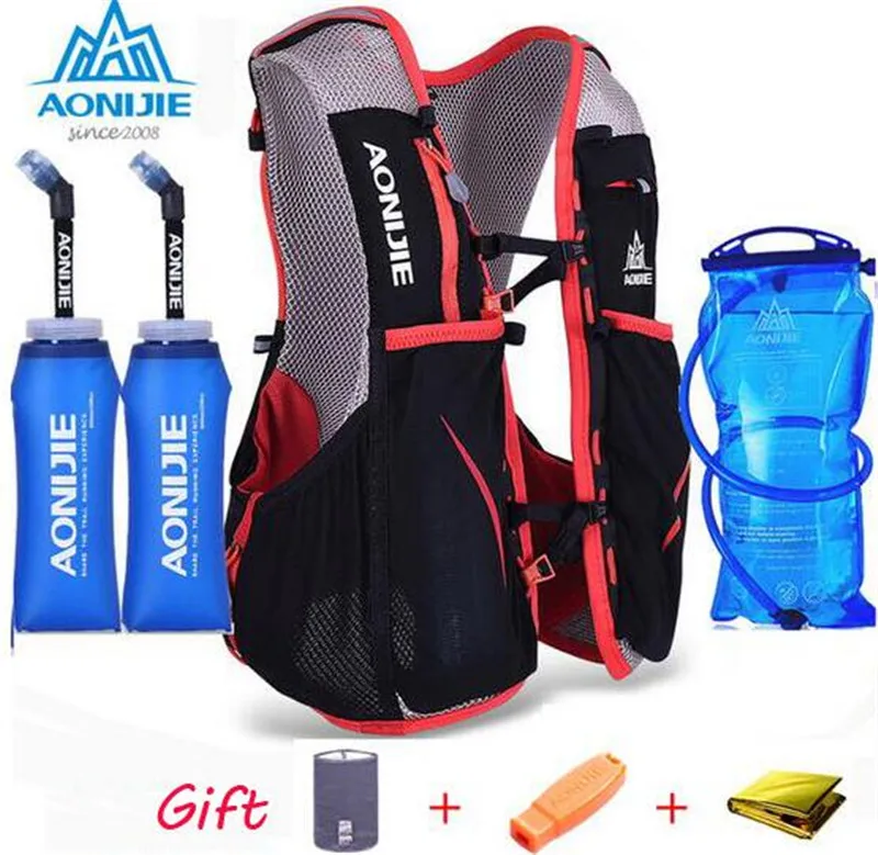 

AONIJIE Men Women 5L Lightweight Trail Running Backpack Outdoor Sports Hiking Racing Bag With 1.5L Water Bag