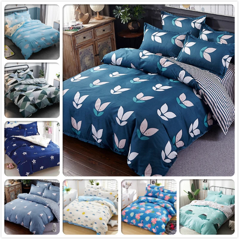 3pcs 4pcs Bedding Sets Soft Cotton Bed Linens Big Size Double King