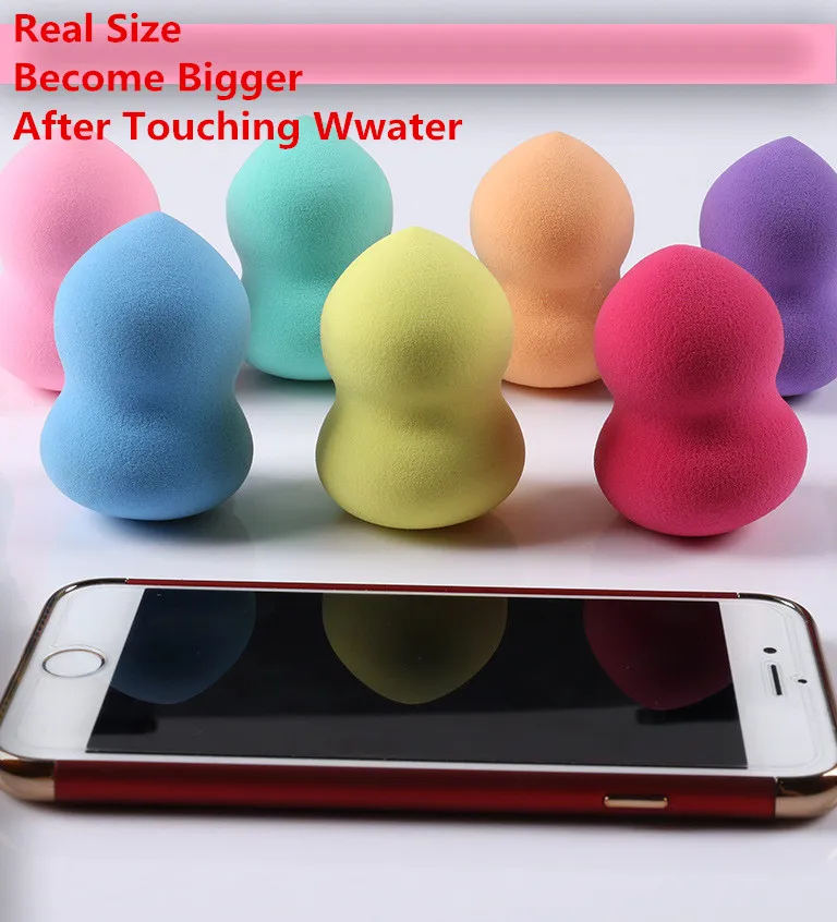Natural GROUD and WATER DROP shapes makeup Foundation Sponge Puff