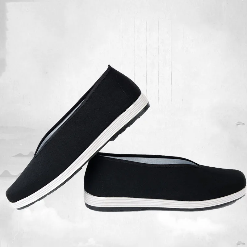 Günstige Alten Peking Chinesischen Traditionellen Schuhe Jugend Bruce Lee Kampfkunst Kung Fu Tai Chi Taekwondo Schuhe Gummi Sohle Tuch Unisex