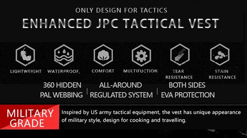 Тактический военный JPC Molle жилет multicam камуфляж пружины тактические для страйкбола, охоты Жилет многофунциональный жилет для пейнтбола стрельба