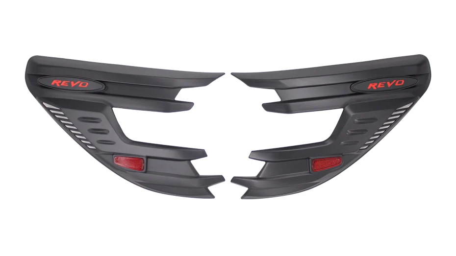 For Toyota Hilux Revo Accessories 2015 2016 2017 Body Kits Decoration Protection Matte Black Cover Tuning Car JDM Auto Molding 41