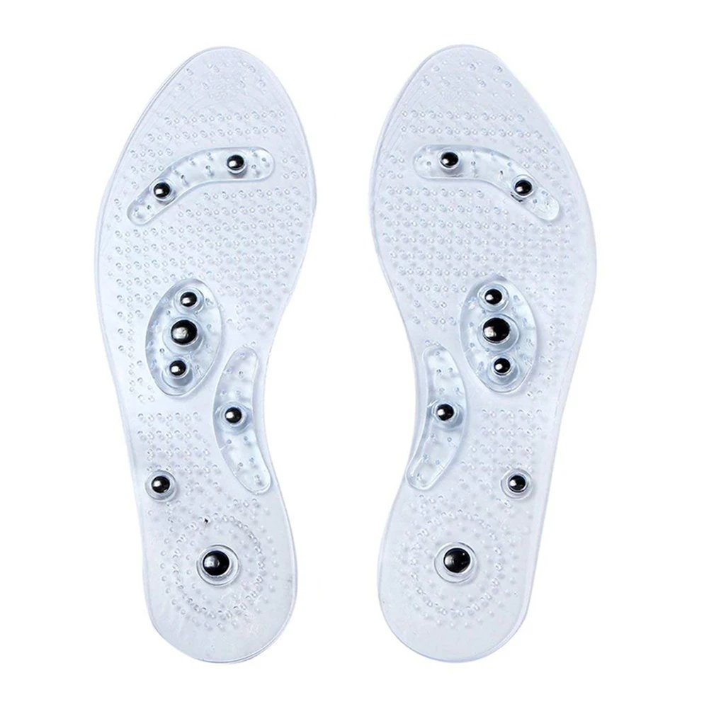 

26.2cm Unisex Magnetic Insole Footbed Magnetotherapy Massage Therapy Pain Relief Points Massage Slimming Insoles Foot Care Tool