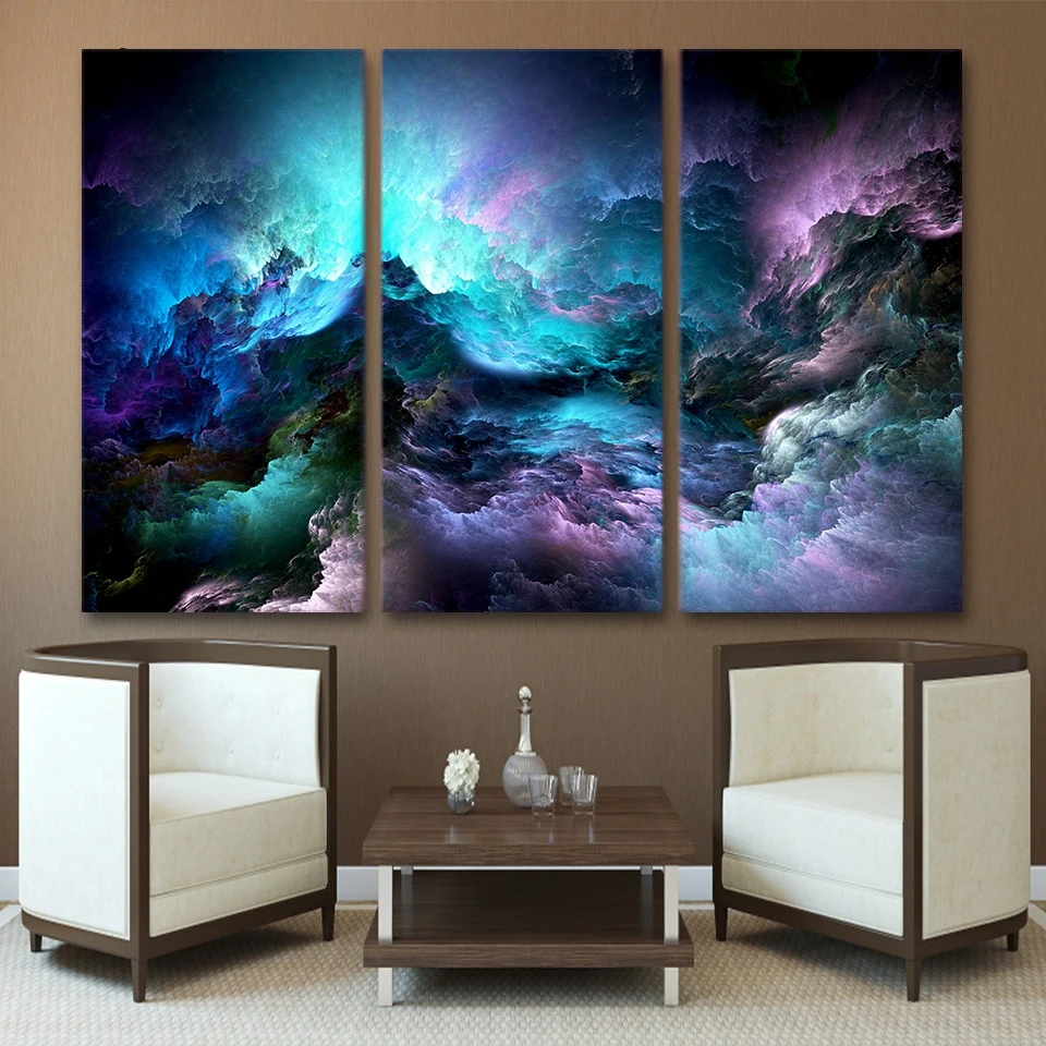 Canvas Wall Art Poster Landscape Pictures Frame For Living Room Decor 3