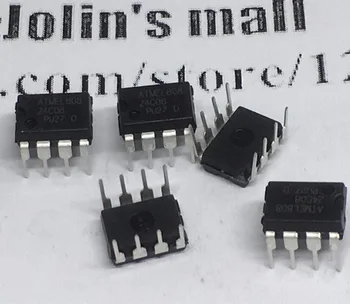 

400PCS 2-Wire Serial EEPROM Components AT24C08 DIP new in stock