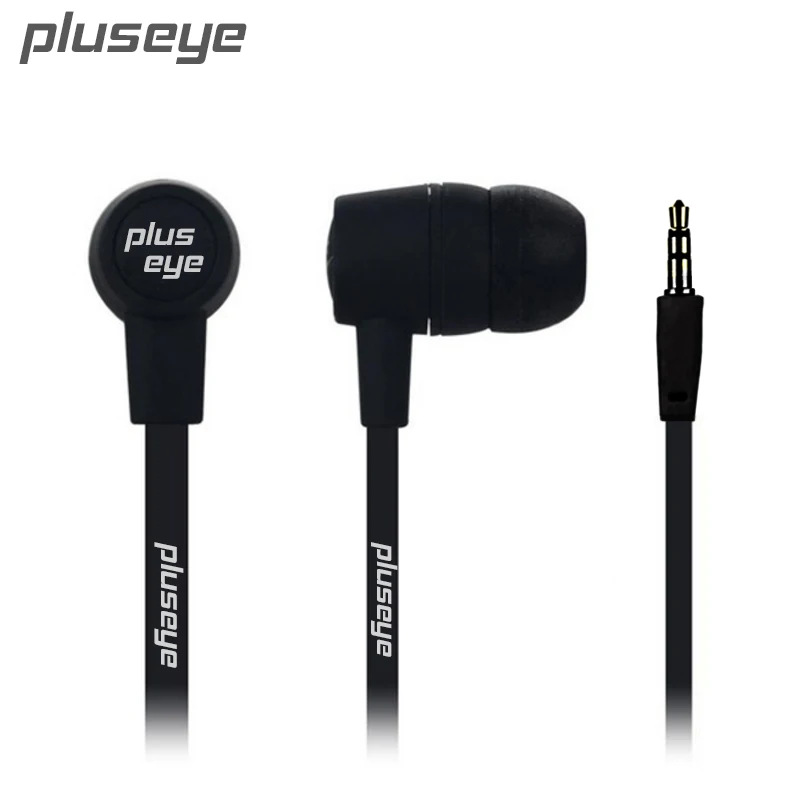 Pluseye Wired Headset Sport Earphone 3.5mm music headset without Mic