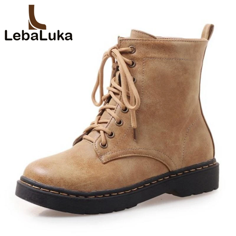 

Tuyoki Size 34-43 Women Boots Cross Strap Warm Winter Shoes Women Fur Ankle Boots Round Toe Ladies Boots Fashion Footwear