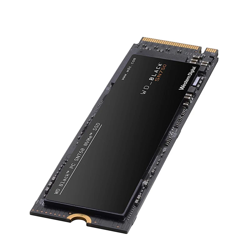 Western Digital 2 ТБ SSD черный PCIe Gen3* 4 M.2 2280 Твердотельный накопитель(SSD диск 3000 МБ/с. для портативных ПК Ноутбук