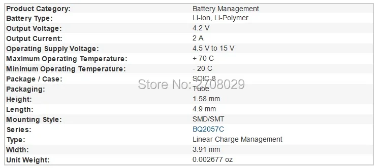 BQ2057CSN