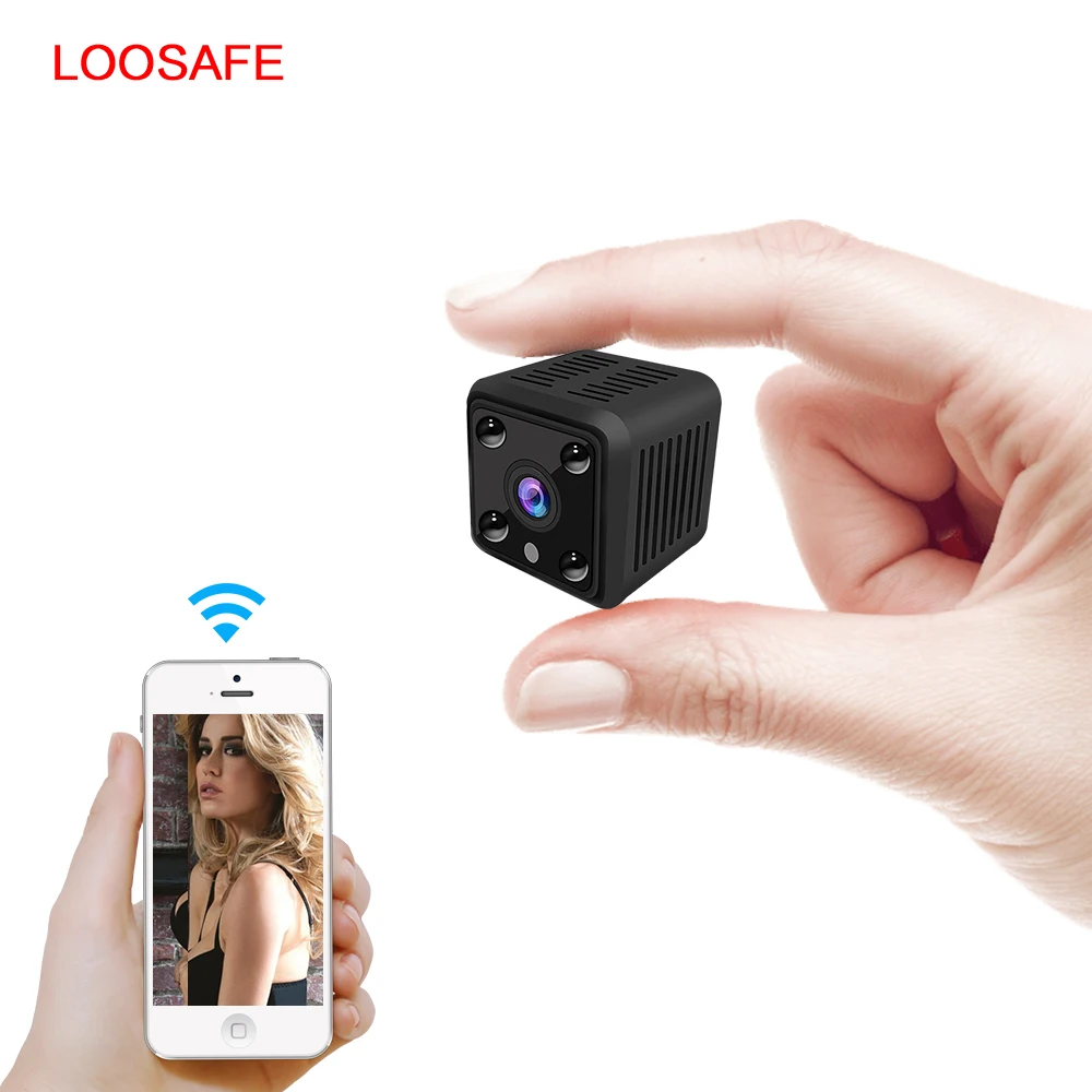 LOOSAFE мини IP камера Smart 720P HD ночное видение маленькая видеокамера микро Onvif P2P телефон дистанционного видеонаблюдения PTZ камера