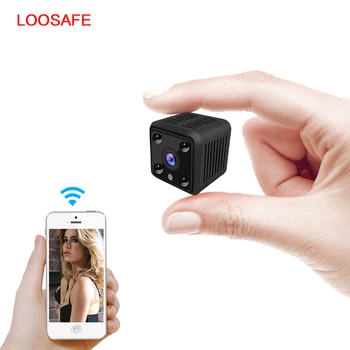 

LOOSAFE Mini IP Camera Smart 720P HD Night Vision Small Camcorder Micro Onvif P2P Phone Remote Video Surveillance PTZ Camera