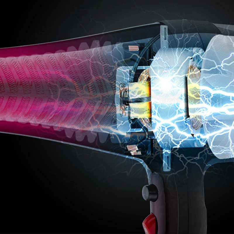 Мощный профессиональный фен для волос с горячим и холодным ветром, фен для волос, стильные инструменты для салонов и домашнего использования