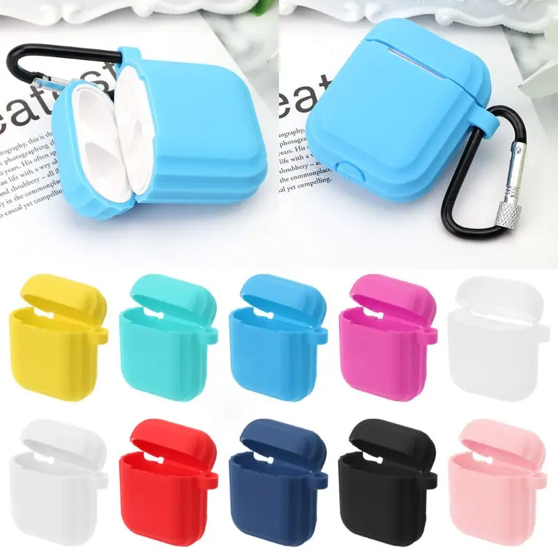 

For Apple AirPods Air Pod Case Protective Silicone Cover Skin Bag Shockproof Earphone Charging Holder Accessories