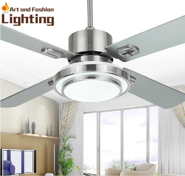 Rvs Plafond Ventilator Licht 4 Blade Rvs 42 Inches Plafond ... Rvs Plafond Ventilator Licht 4 Blade Rvs 42 Inches Plafond ...