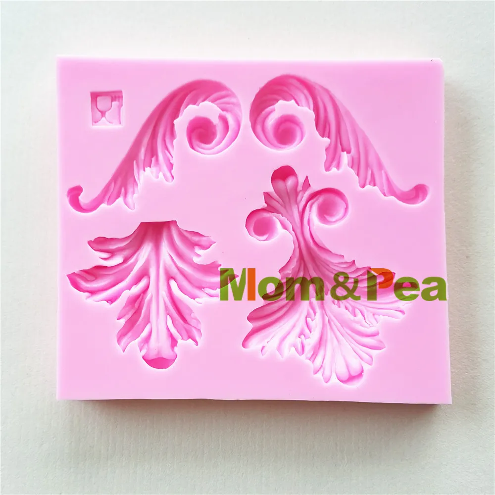 Mom & Pea 0998 Бесплатная доставка силиконовая форма в форме цветочного деко украшение