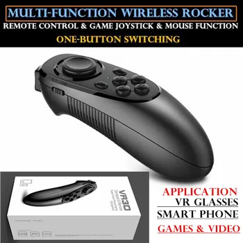 

Mini Gamepad Bluetooth Gamepads Game Controller Joystick Selfie Remote Shutter Wireless Mouse For iOS Android Smartphone TV Box