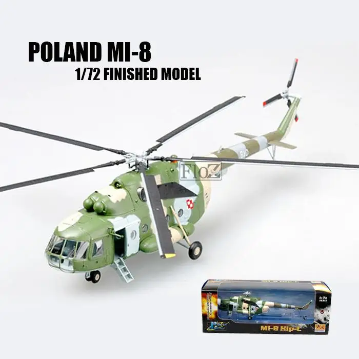 

Poland Air Force Mi-8 N 610 1/72 Finished helicopter Easy Model twin-turbine