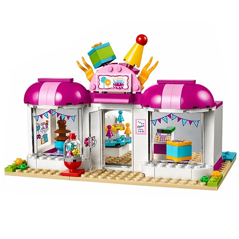 

10557 Friends Heartlake Party Gift Shop 181Pcs Bricks Building Blocks Toys For Children Friends