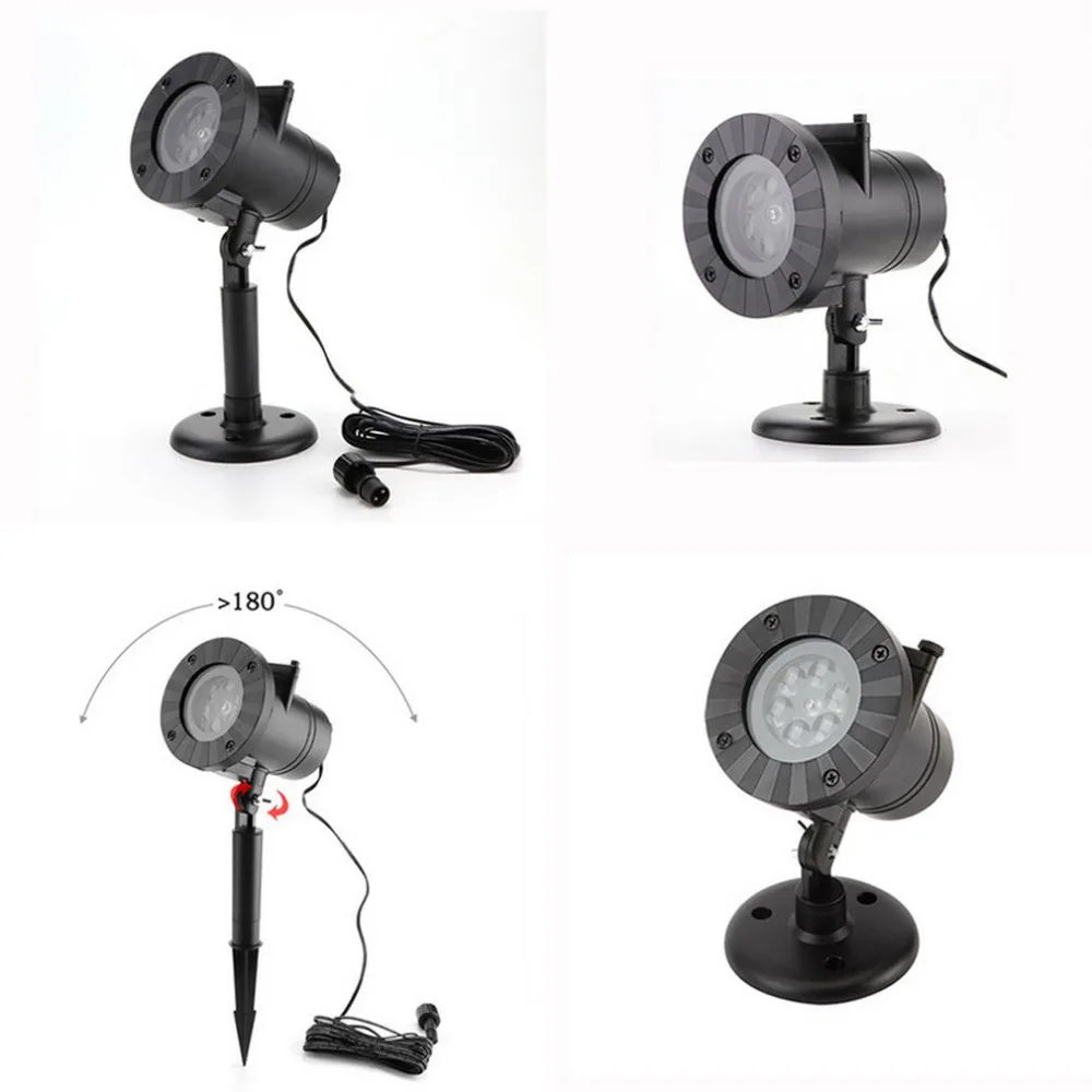 

High Quality Novelty LED Card Projection Lamp Christmas Halloween Light Festival Holiday Lighting with 12 Patterns Wholesale