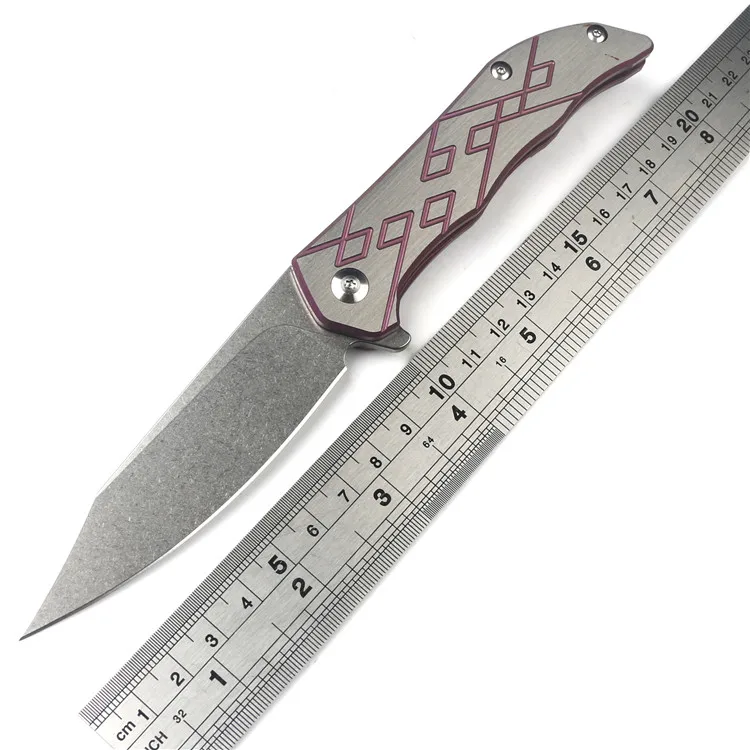MAGICKNIFE CZ hunting folding knife Special offer TC4 D2 Flipper ball bearing camping pocket tactical knives Fishing EDC tools |