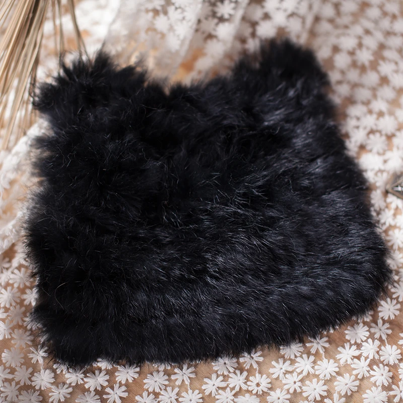

Cpa Free Shipping* 100% Real Rabbit Fur Knitted Cap,Natural Rabbit Fur Cap, Fur Hat SU-14017