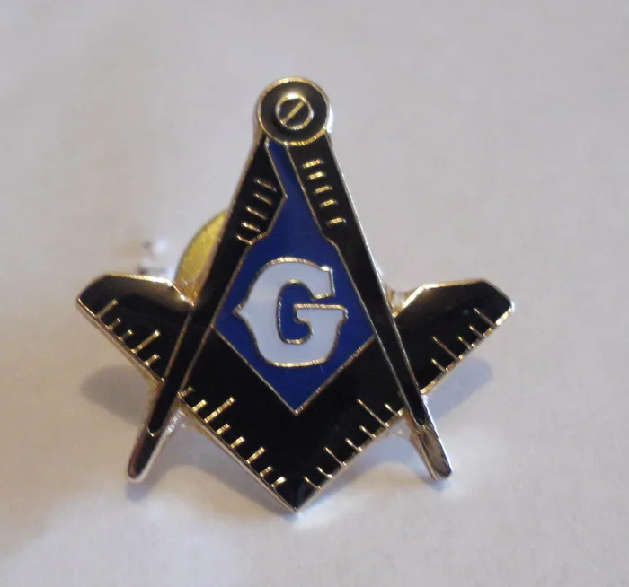 Exclusive Factory Wholesale 22.3MM Masonic Mason Hat Lapel Pin Badge