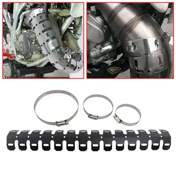 

Black 60cm Universal Motor Exhaust Pipe Leg Protector Heat Shield Cover