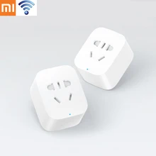 Original xiaomi inteligente socket adaptador de enchufe de la ue ee.uu. ua enchufe bacic wifi remoto inalámbrico encendido y apagado con el teléfono