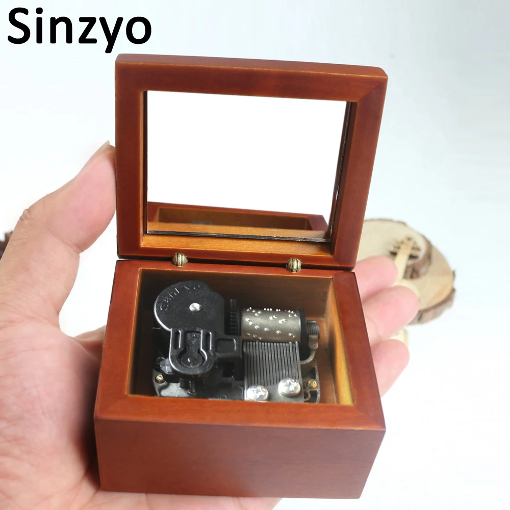 Деревянная сказочная музыкальная шкатулка Sinzyo ручной работы подарок на день