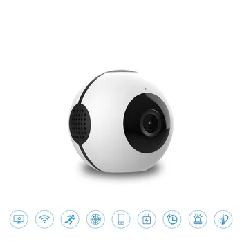 

NEW Wide-angle HD Camera Webcam Built in battery WIFI Support TF Card Night Vision Real-time viewing APP for ios Android phone