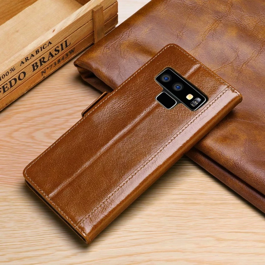 genuine leather flip case (3)