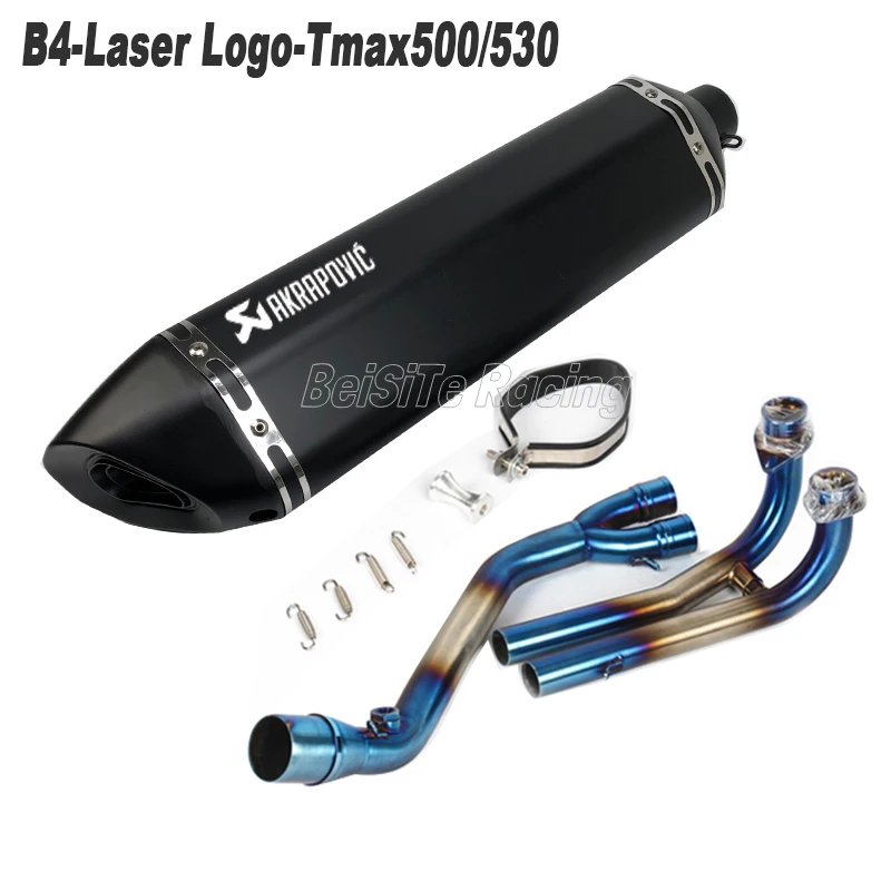 

TMAX530 TMAX500 Motorcycle Akrapovic Exhaust Muffler Motorbike Escape Fit for Yamaha Tmax500 Tmax530 From 2008-2016 Year